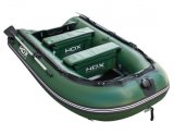 Лодка HDX надувная, модель Classic 280, цвет серый/зеленый (дерев. пол) P/L