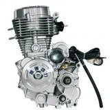 Двигатель в сборе 4Т 150см3 162FMJ CG150-B (62x49,5) грм штанга, балансир, 5ск